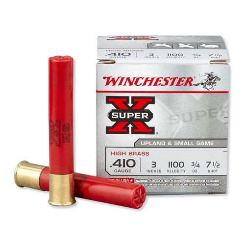 Winchester Ammo Super X Heavy Game Load High Brass 410 Gauge 3" 3/4 oz 7.5 Shot - X413H7