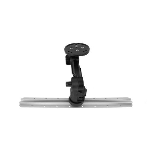 YakAttack  Round Base Fish Finder Mount with Track Mounted LockNLoad Mounting System