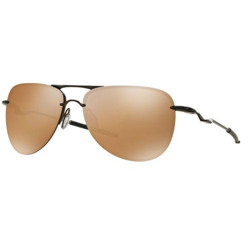 Oakley Tailpin Tungsten Iridium Pewter Sunglasses Brown Lens