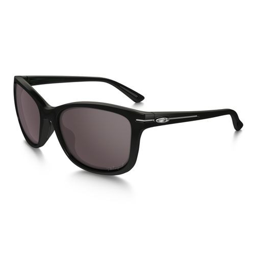 Oakley Women's Drop In Polarized Sunglasses, Onyx/Grey