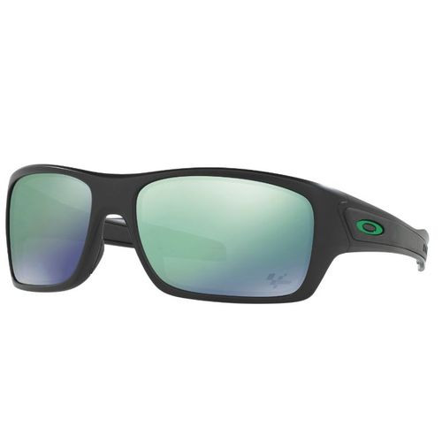 Oakley Matte Black - Jade Iridium Turbine - Moto GP Sunglasses OO9263-15