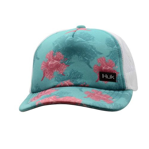 Huk Women's KC Pattern Foam Flats Trucker