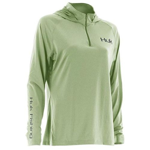 Huk Icon Hoodie–Womens Key Lime