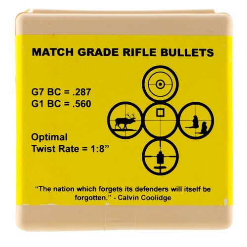 Berger Bullets 26195 Tactical  6.5mm .264 130 GR AR Hybrid Open Tip Match 100 Box