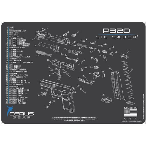 Cerus Gear Sig Sauer Custom Logo Handgun Promat