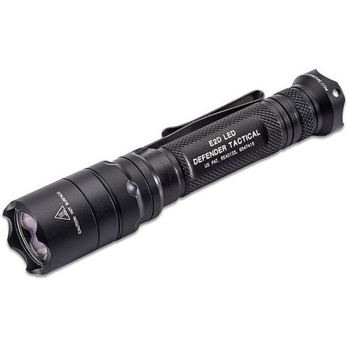 SureFire E2D LED Defender Tactical Single-Output Flashlight - 1,000 Lumens - Includes 2 x CR123As