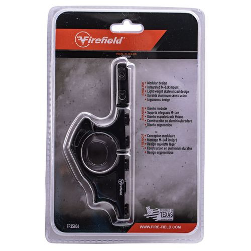 Firefield FF35006 Rival XL Tactical Grip Textured Aluminum Black Matte