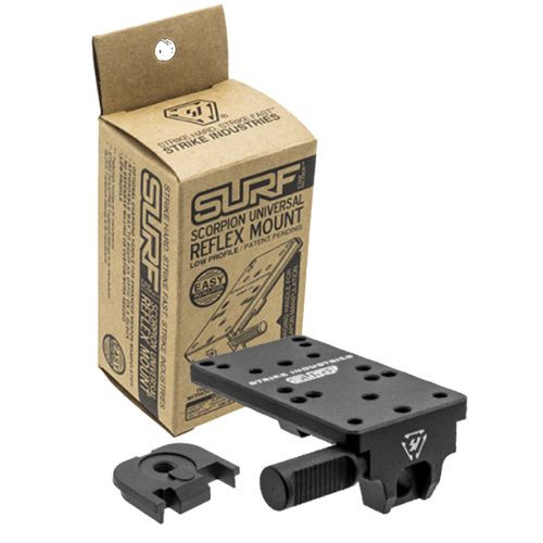 Strike GSURF Scorpion Universal Optic Mount for Glock 17-39 Gen1-4 Low Profile Black