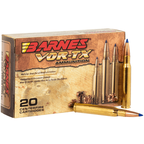 Barnes Bullets 21531 VOR-TX Rifle  30-06 Springfield 150 gr Tipped TSX Boat Tail 20 Bx/ 10 Cs