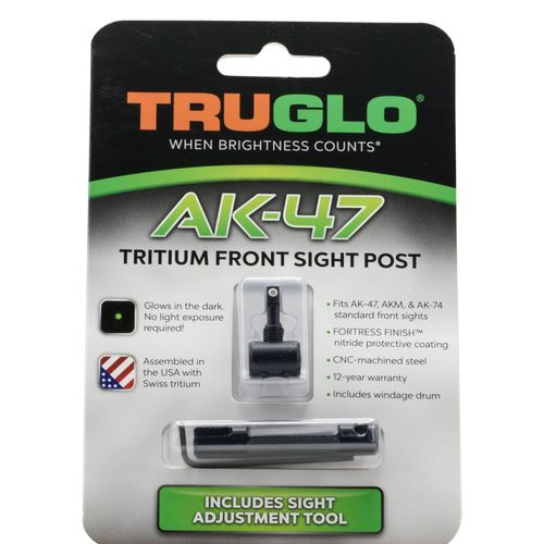 Truglo Tritium AK-47 Green Tritium w/White Outline Black