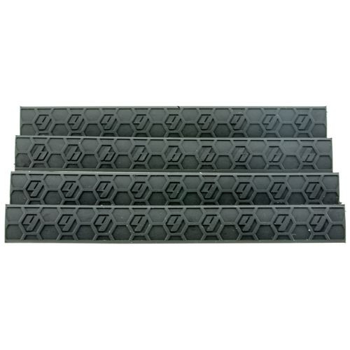 Hexmag KeyMod Rail Cover 7 Slot 7 Slot KeyMod Rail Cover Black