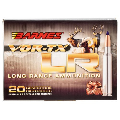 Barnes Bullets 28985 VOR-TX LR Rifle  7mm RUM 145 gr LRX Boat Tail 20 Bx/ 100 Cs