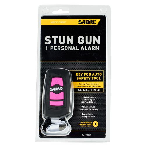 SEC S1013PK KEY FOB STUN GUN PINK