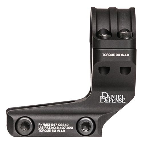 Daniel Defense 03-047-07195 Optics Mount 1-Pc Base &amp; Ring Combo for Aimpoint E3 Single 30mm Black Hard Coat Anodized Finish
