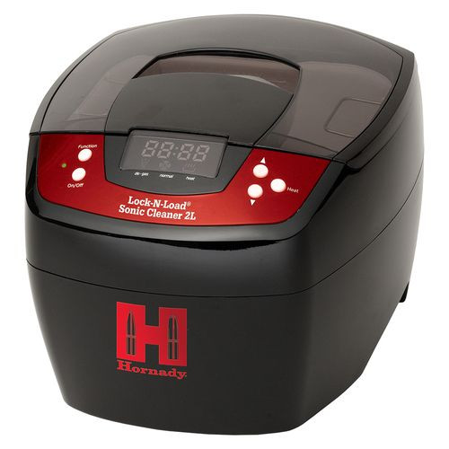 Hornady 043320 Lock-N-Load Sonic Cleaner 2L Black Multi-Caliber 2 Liter