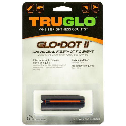 Truglo TG92A Glo-Dot II Universal 12-20 Gauge Fiber Optic Red Black