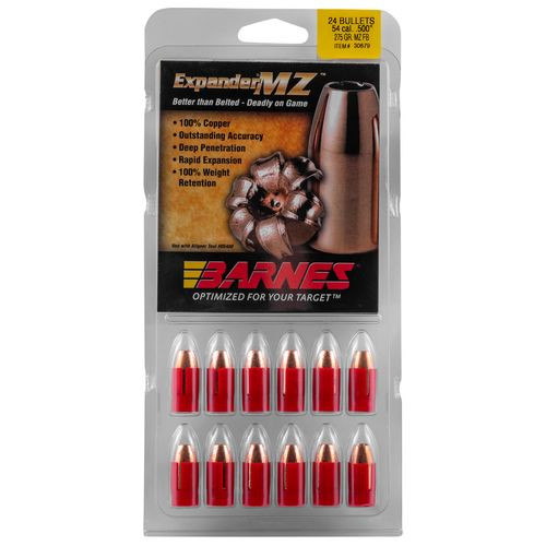 Barnes Bullets 30679 Expander MZ  54 Black Powder 275 GR 24