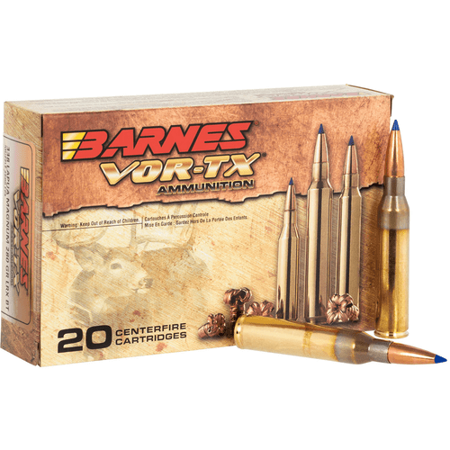 Barnes Bullets 30727 VOR-TX Rifle 338 Lapua Mag 280 gr LRX Boat Tail 20 Per Box-716876382804