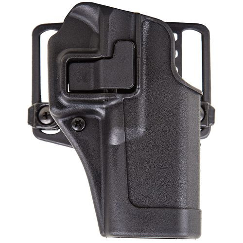 Blackhawk 410525BKR Serpa CQC OWB Size 25 Matte Black Polymer Belt Loop/Paddle Fits S&W M&P/SD Right Hand