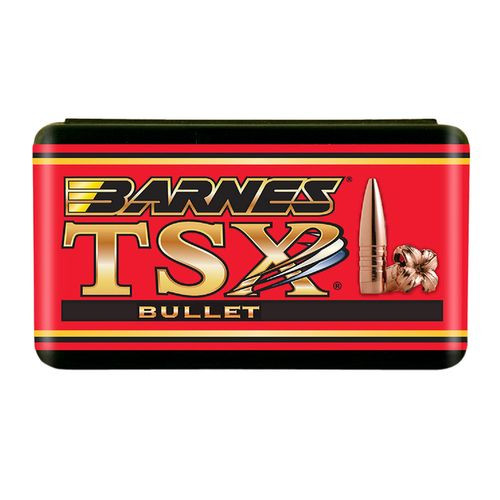 Barnes Bullets 30246 TSX6.5mm .264 130 GR TSX Flat Base 50 Box
