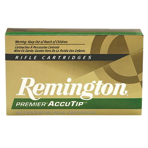 Remington Ammunition PRA243WB Premier Accutip 243 Win 75 gr AccuTip-V Boat Tail 20 Bx/ 10 Cs