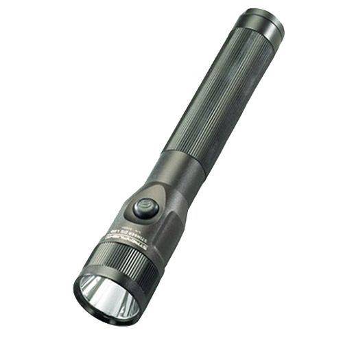 Streamlight 75813 Stinger DS 350/175/85 Lumens C4 LED Aluminum Black 3 Cell Sub-C NiMH 3.6V with 120V AC/12V DC Smart Charger