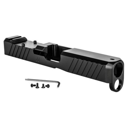 ZEV SLDZ195GDUTYRMRBLK Duty RMR Stripped compatible with Glock 19 Gen5 Black 17-4 Stainless Steel