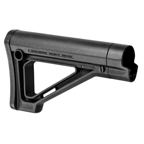 Magpul MAG480-BLK MOE Mil-Spec AR-15/M16/M4 Black Polymer Fixed Stock