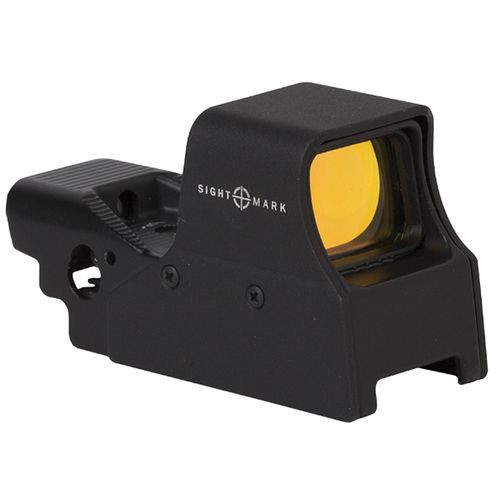 Sightmark SM26005 Ultra Shot M-Spec 1x 33x24mm 65 MOA Illuminated Red Circle Dot Crosshair CR2 Black Matte