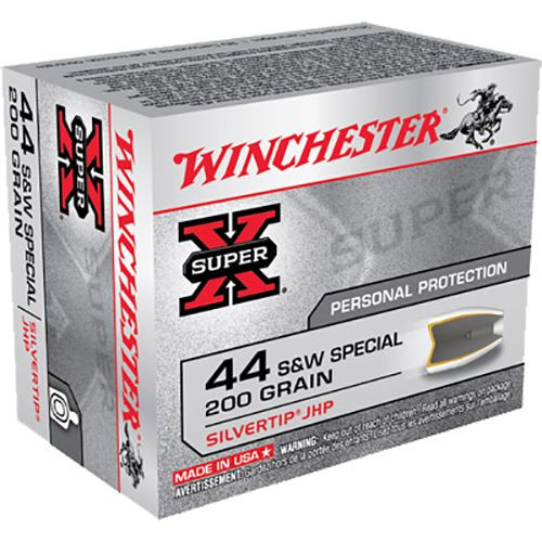 Winchester Ammo X44STHPS2 Super-X  44 S&amp;W Spl 200 gr Silvertip Hollow Point 20 Bx/ 10 Cs