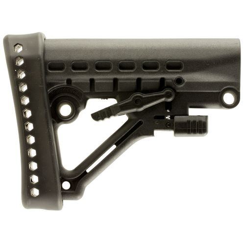 ProMag AA120 Archangel Buttstock For AR-15 W/ Commercial-Series Buffer Tubes Black Carbon Fiber/Polymer 6-Position Collapsible