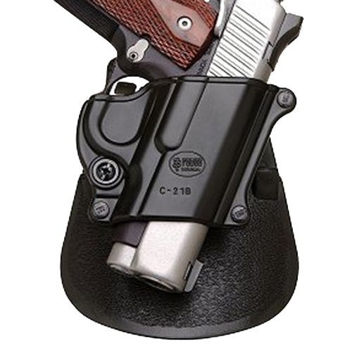 Fobus C21B Standard  Belt 1911 Style, No Rail Plastic Black