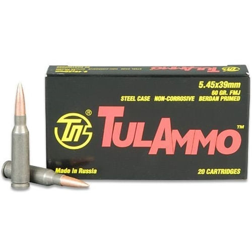 Tulammo 5.45x39mm 60 Grain FMJ 20 Round Box