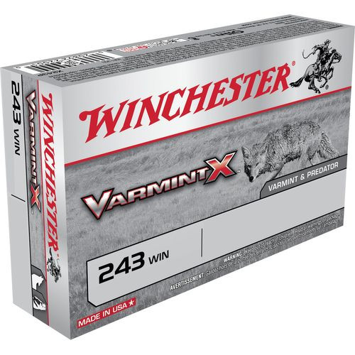 Winchester Ammo X243PLF Varmint X  243 Win 55 gr Lead-Free 20 Bx/ 10 Cs