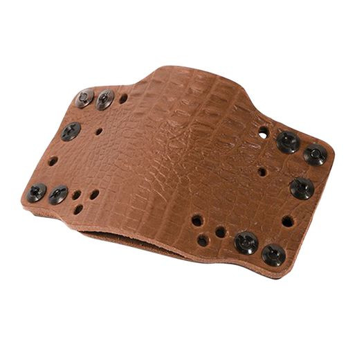 Limbsaver 12526 CrossTech  Universal Handgun Brown Leather Ambidextrous IWB/OWB