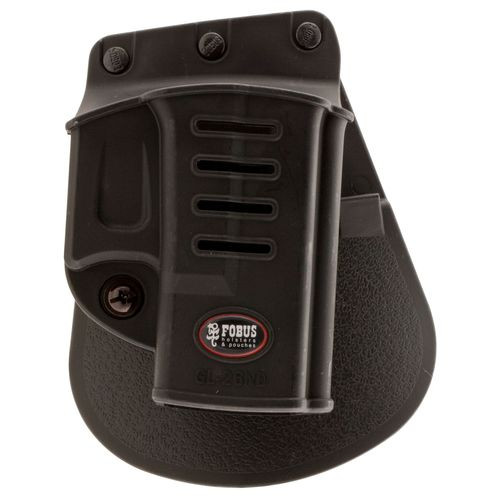 Fobus GL26ND Evolution  Belt Paddle Fits Glock 26/27/33 Plastic Black