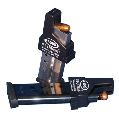 ADCO ST3 Super Thumb Mag Loader Single Stack 9mm Luber, 40 S&W, 45 ACP Polymer ADCO ST3 Super Thumb Mag Loader Single Stack 9mm Luber, 40 S&W, 45 ACP Polymer