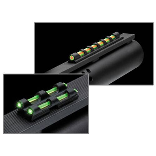 Truglo TG94D Gobble-Dot Universal Dual-Color Shotgun Fiber Optic Green/Red Front/Green Rear Black