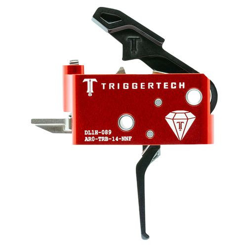 TriggerTech AROTRB14NNF Diamond  AR Black Two-Stage Flat 1.50-4.00 lbs Right