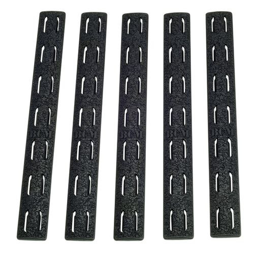 Bravo KMRRPBLK5 BCM KeyMod Rail Panel Kit AR-15 5.56mm Polymer Black