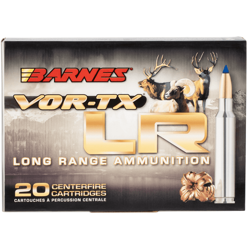 Barnes Bullets 29061 VOR-TX Long Range 338 RUM 250 gr LRX Boat Tail 20 Per Box/ 10 Cs