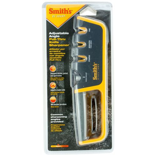 Smiths Products 50264 Angle Pull-Thru Sharpener Ceramic Fine, Coarse