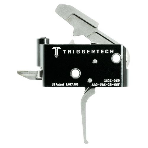 TriggerTech AROTBS25NNF Adaptable Primary  
AR Stainless Two-Stage Flat 2.50-5.00 lbs Right