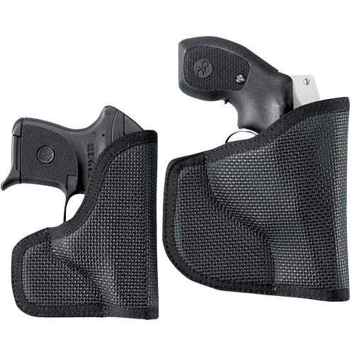 Desantis Gunhide N38BJB2ZO Nemesis  Pocket Fits Colt Defender/Officer; Glock 17/19/22/23/31/32/36 Slick Pack Cloth Black