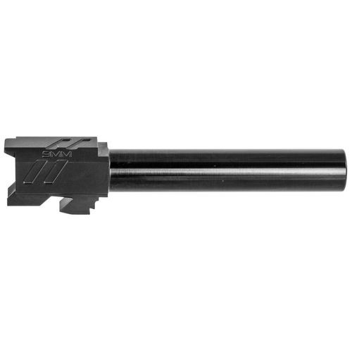 ZEV BBL17PRODLC Pro Match  9mm Luger compatible with Glock 17 Gen 1-4 Black DLC