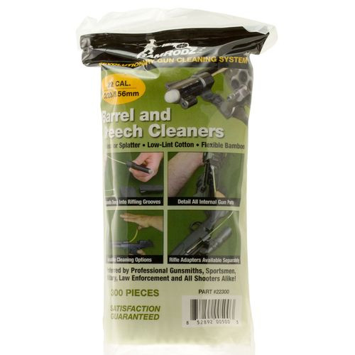 RamRodz 45075 Barrel Cleaner Swabs .45 Cal Cotton/Bamboo 75 PK