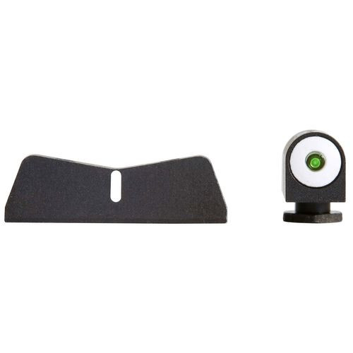 XS Sights GL0003S3 DXW Big Dot fits Glock 42, 43 Green Tritium w/White Outline Front Black w/White Stripe Rear Black