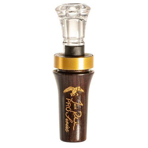 Duck Commander DCPROBW Pro Series Blackwood Double Reed Duck Call Mallard Wood Brown