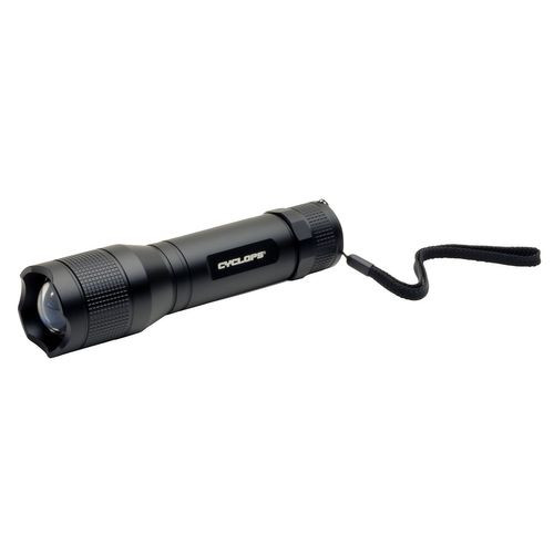 Cyclops CYCTF800 Tactical Flashlight 800 Lumens LED Aluminum Black Anodized AA Cyclops CYCTF800 Tactical Flashlight 800 Lumens LED Aluminum Black Anodized AA
