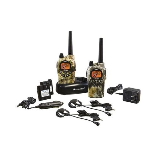 Midland GXT Pro 1050 Two-Way 36 Mile Mossy Oak Camo NOAA Weather Alert Radios